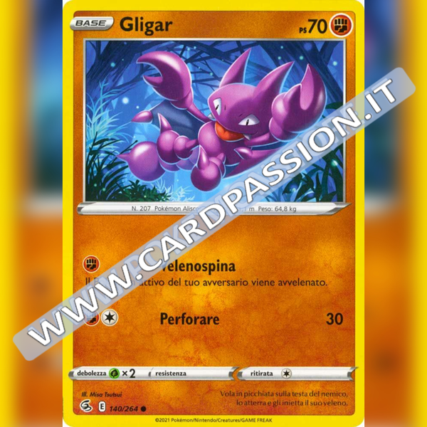 140/264 Gligar | Colpo Fusione - Card Passion