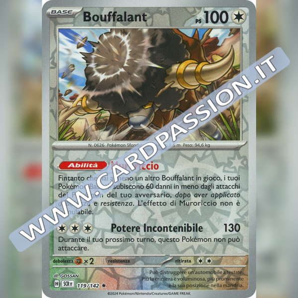 119/142 Bouffalant Reverse | Corona Astrale