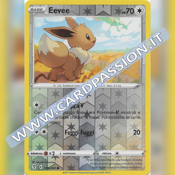 125/203 Eevee Reverse | Evoluzioni Eteree - Card Passion