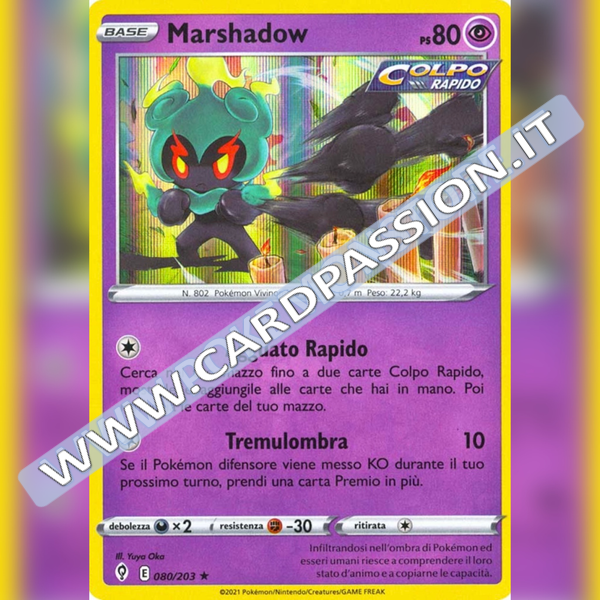 080/203 Marshadow Holo | Evoluzioni Eteree - Card Passion