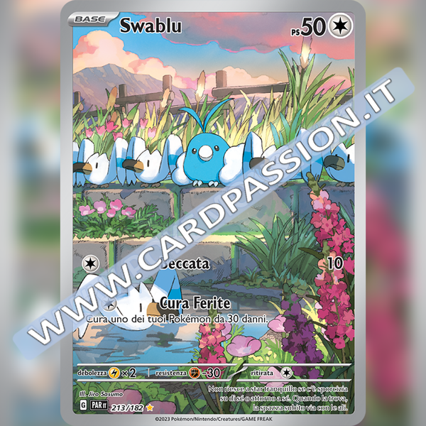 213/182 Swablu Illustrazione Rara | Paradosso Temporale