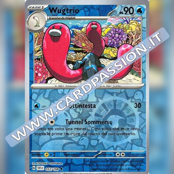 057/198 Wugtrio Reverse | Scarlatto e Violetto