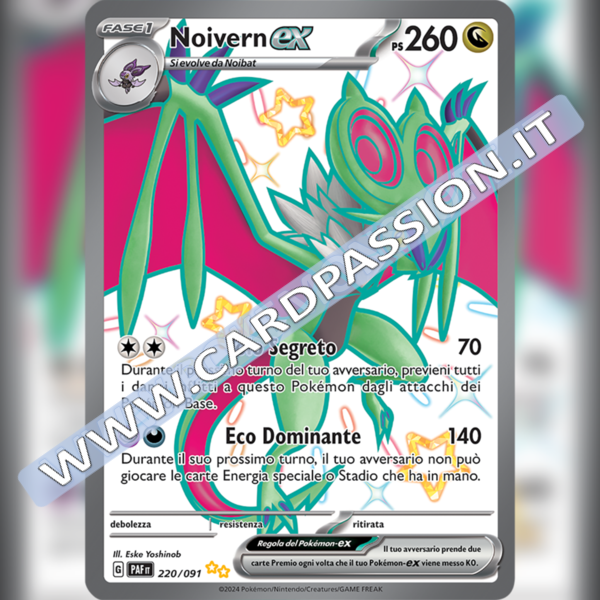 220/091 Noivern ex Ultra Shiny | Destino di Paldea