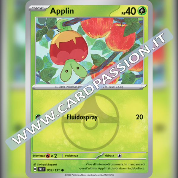 009/131 Applin Master Ball Reverse | Evoluzioni Prismatiche