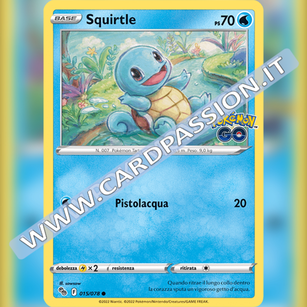 015/078 Squirtle Comune | Pokémon GO - Card Passion