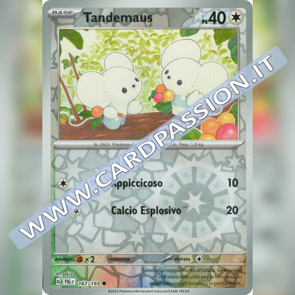 167/193 Tandemaus Reverse | Evoluzioni a Paldea