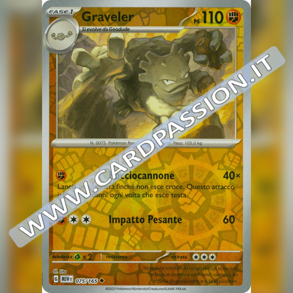 075/165 Graveler Reverse | Scarlatto e Violetto 151