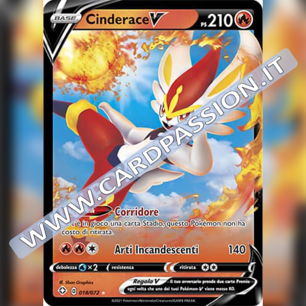 018/072 Cinderace V | Destino Splendente - Card Passion