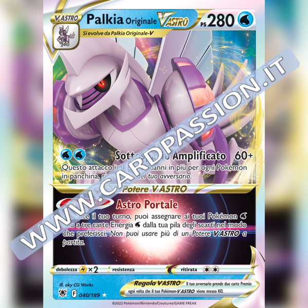 040/189 Palkia Originale VAstro | Lucentezza Siderale - Card Passion