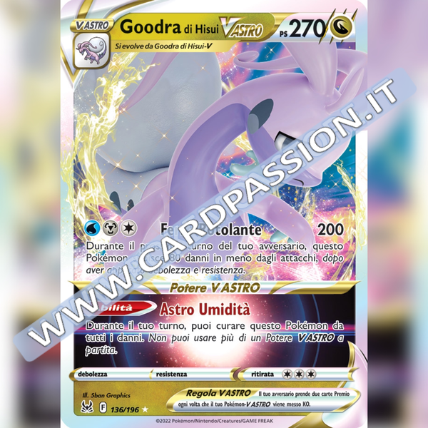 136/196 Goodra di Hisui VAstro | Origine Perduta - Card Passion