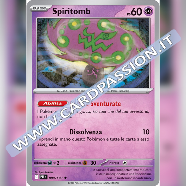 089/193 Spiritomb Holo | Evoluzioni a Paldea