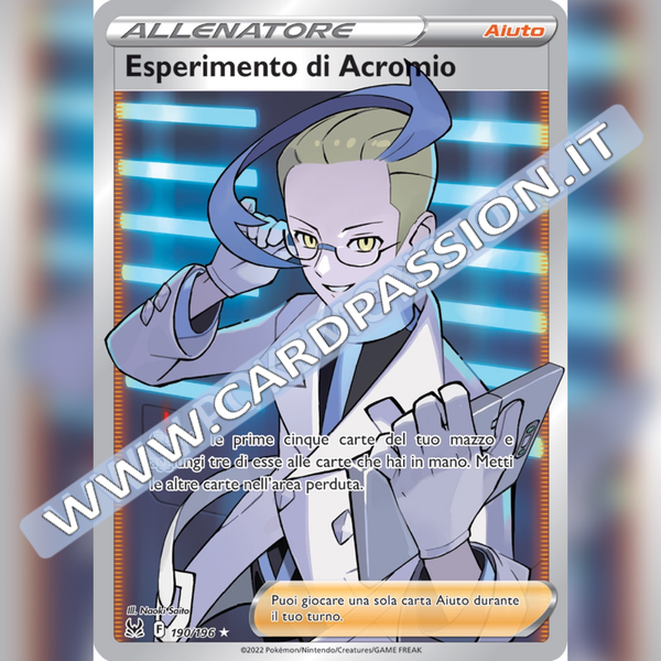 190/196 Esperimento di Acromio (Full Art) | Origine Perduta - Card Passion
