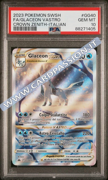 GG40/GG70 Glaceon VAstro | Zenit Regale - PSA 10