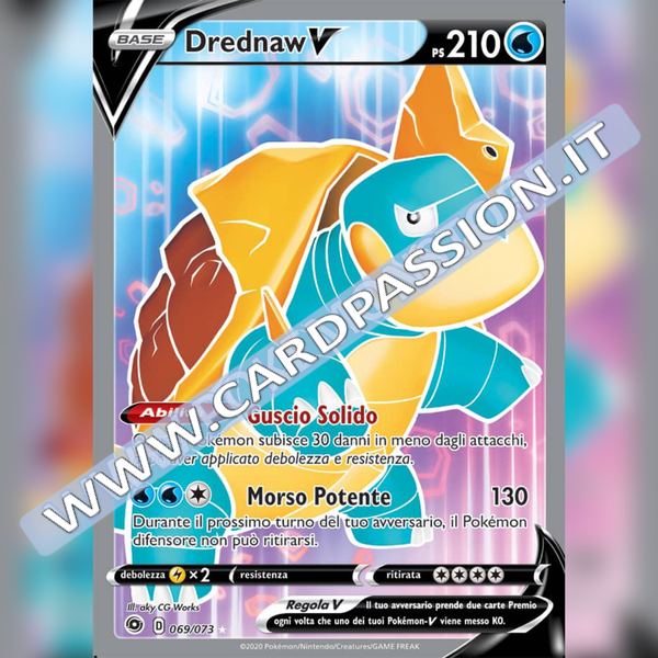 069/073 Drednaw V (Full Art) | Futuri Campioni - Card Passion