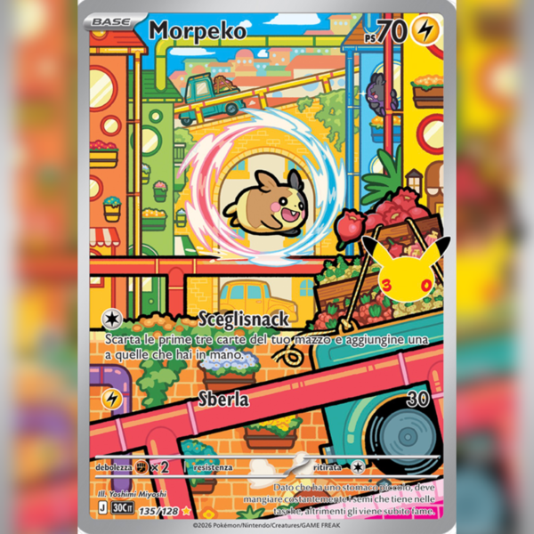 135/128 Morpeko AR | 30esimo Anniversario