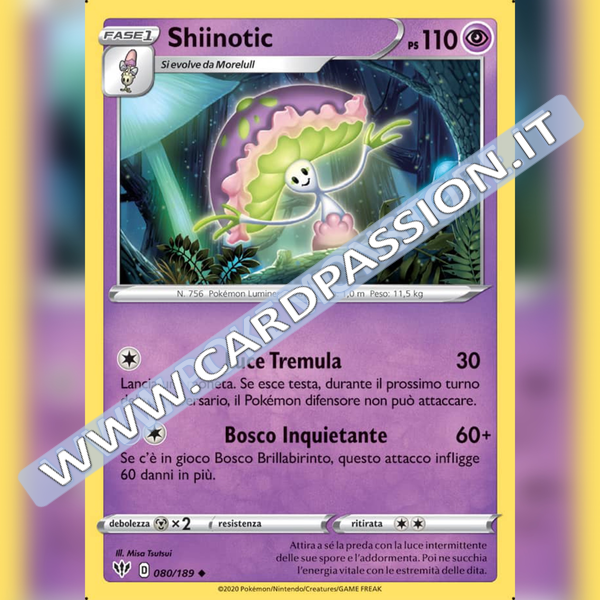 080/189 Shiinotic Non Comune | Fiamme Oscure - Card Passion