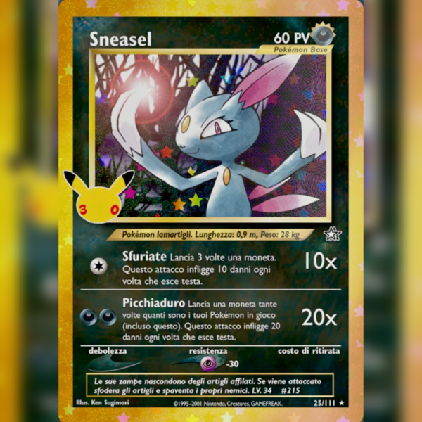 _ 25/111 Sneasel | 30esimo Anniversario