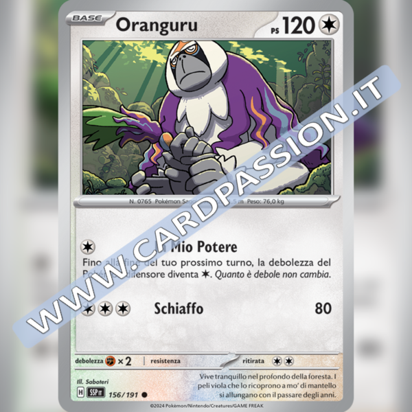 156/191 Oranguru | Scintille Folgoranti