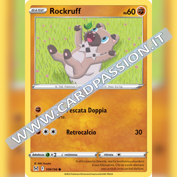 109/196 Rockruff | Origine Perduta - Card Passion