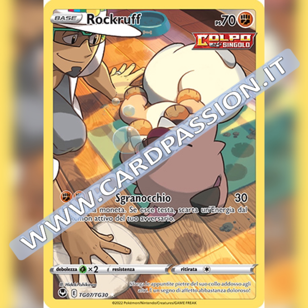 TG07/TG30 Rockruff | Tempesta Argentata