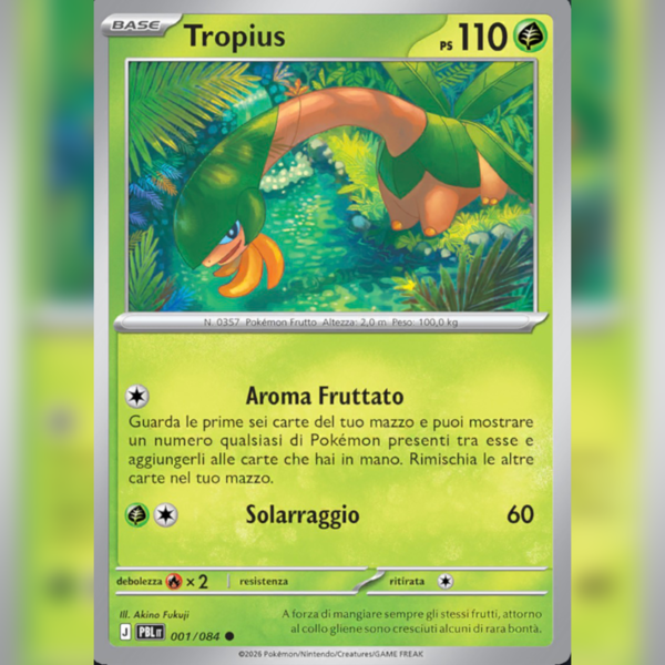 001/084 Tropius | Buio Pesto