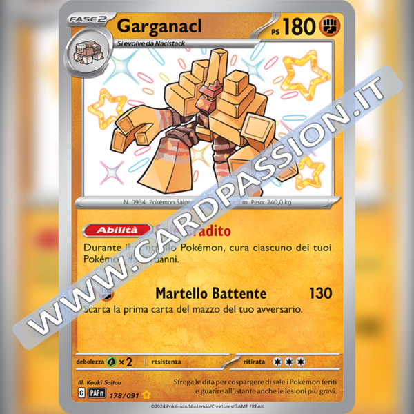 178/091 Garganacl Shiny | Destino di Paldea