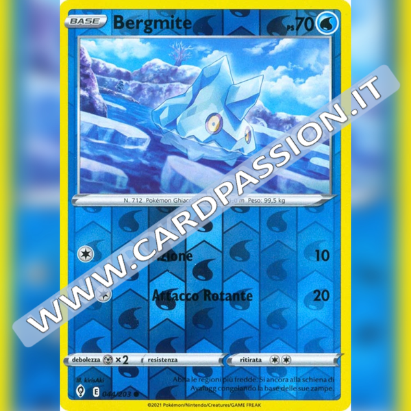 044/203 Bergmite Reverse | Evoluzioni Eteree - Card Passion