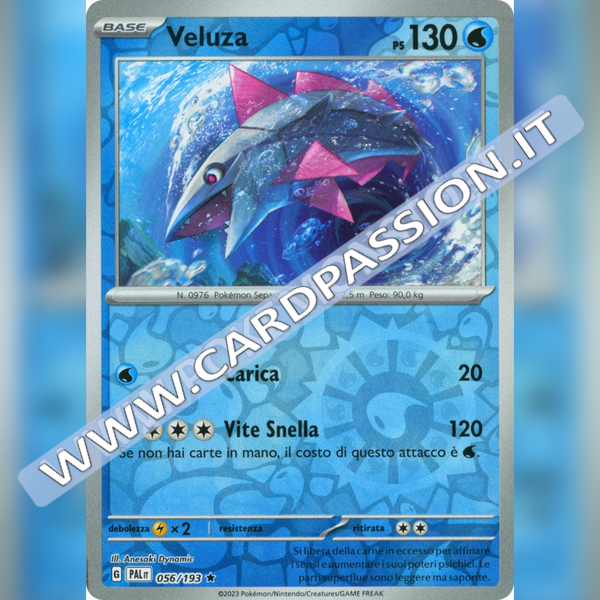 056/193 Veluza Reverse | Evoluzioni a Paldea