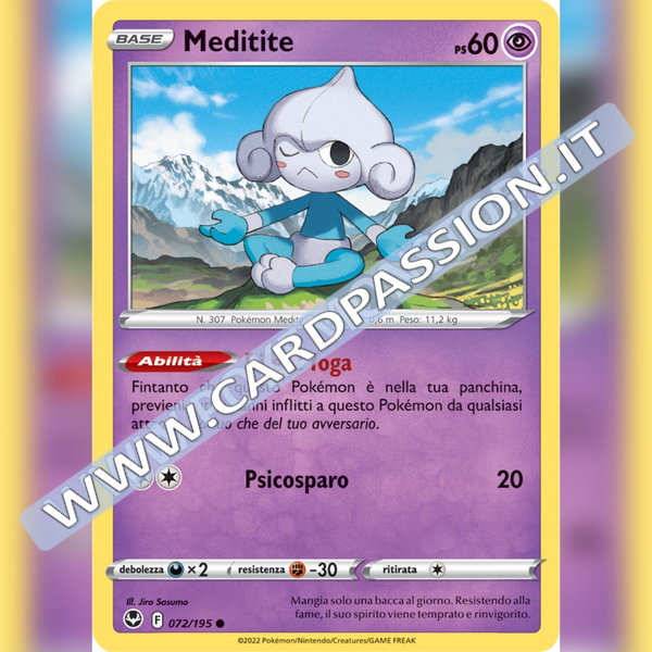 072/195 Meditite | Tempesta Argentata