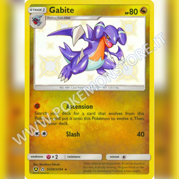 SV39/SV94 Gabite Baby Shiny | Hidden Fates - Card Passion