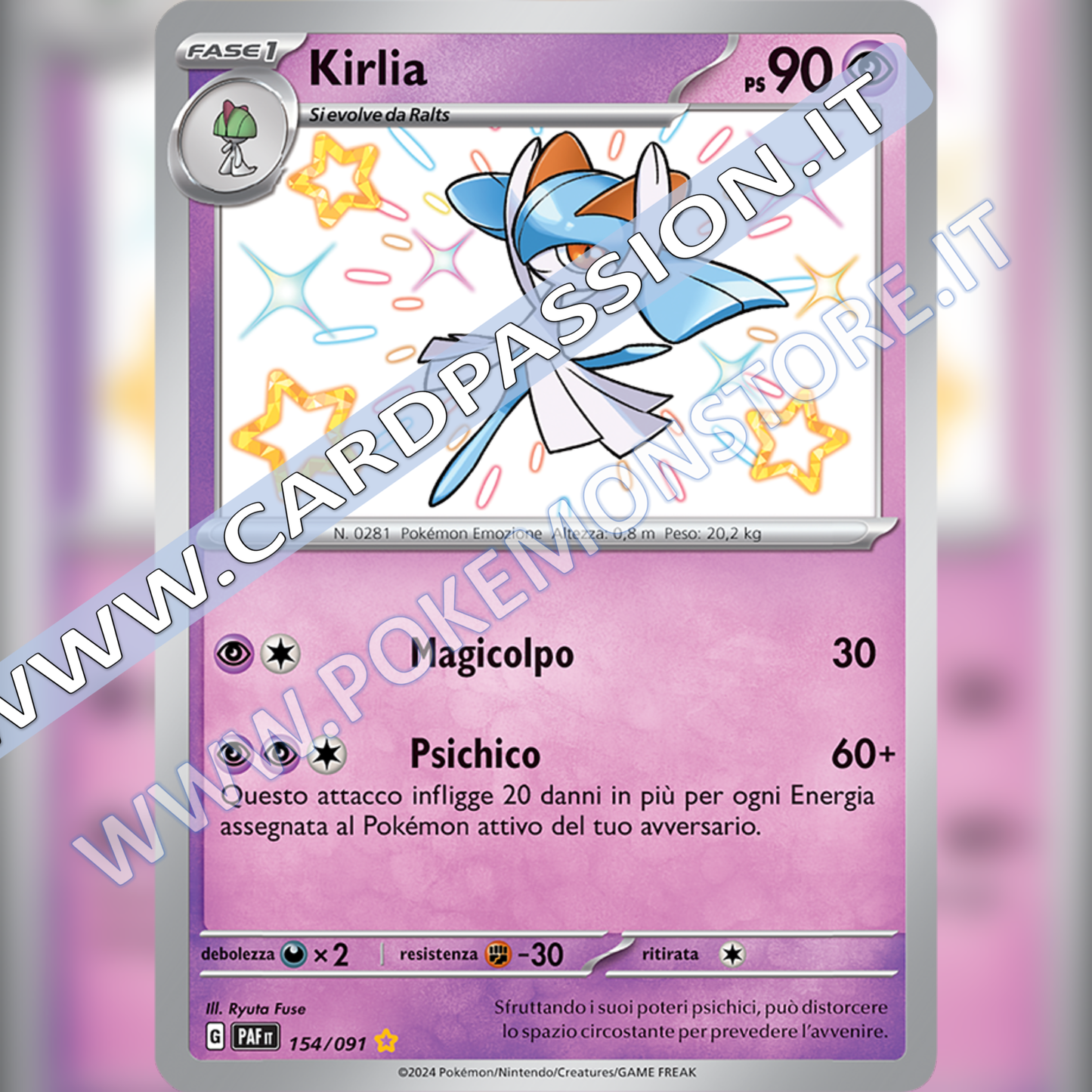 154/091 Kirlia Shiny | Destino di Paldea
