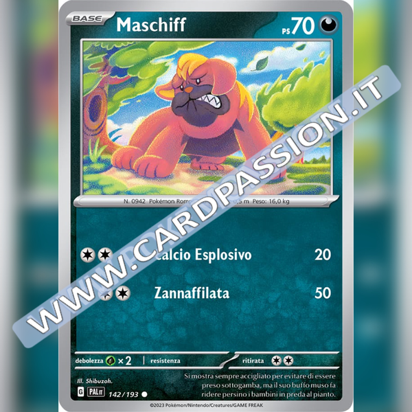 142/193 Maschiff | Evoluzioni a Paldea