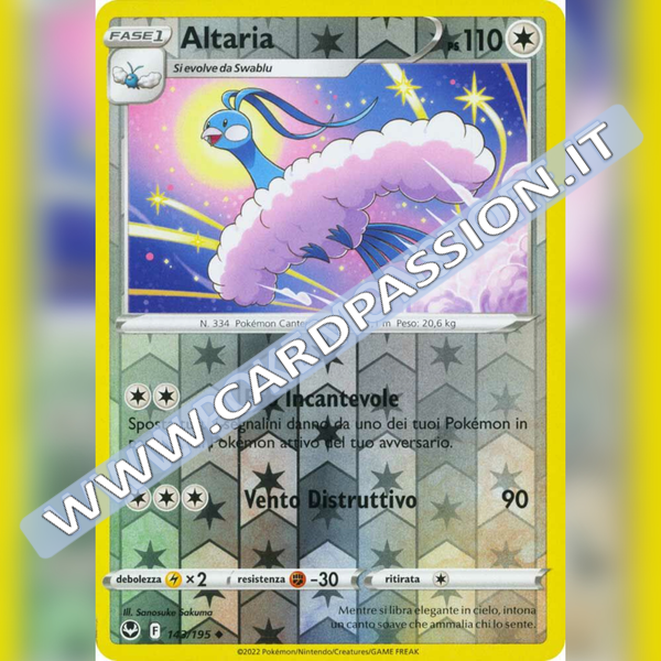 143/195 Altaria Reverse | Tempesta Argentata