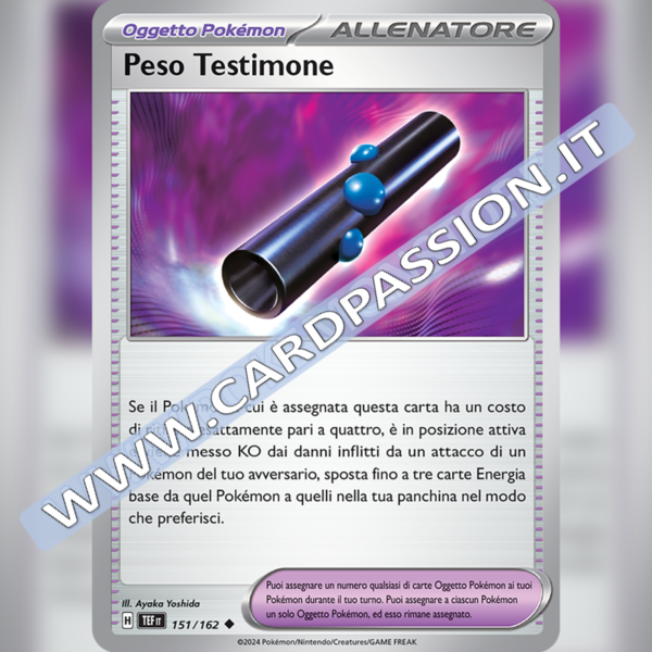 151/162 Peso Testimone | Cronoforze