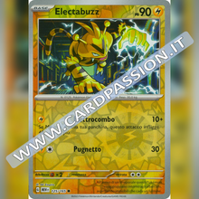 125/165 Electabuzz Reverse | Scarlatto e Violetto 151