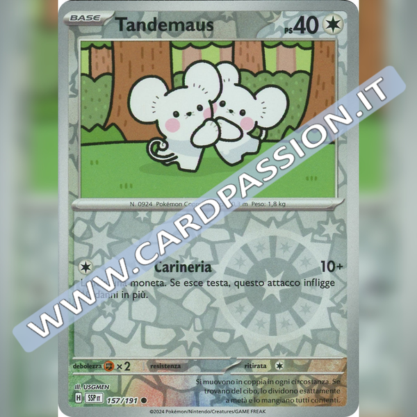 157/191 Tandemaus Reverse | Scintille Folgoranti