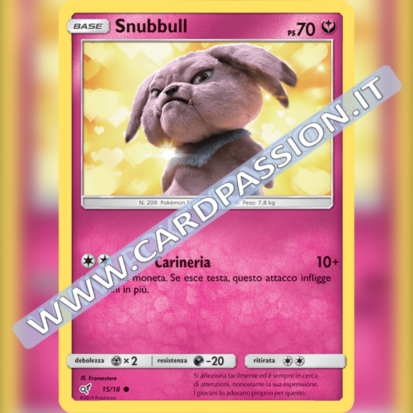 15/18 Snubbull Holo | Detective Pikachu