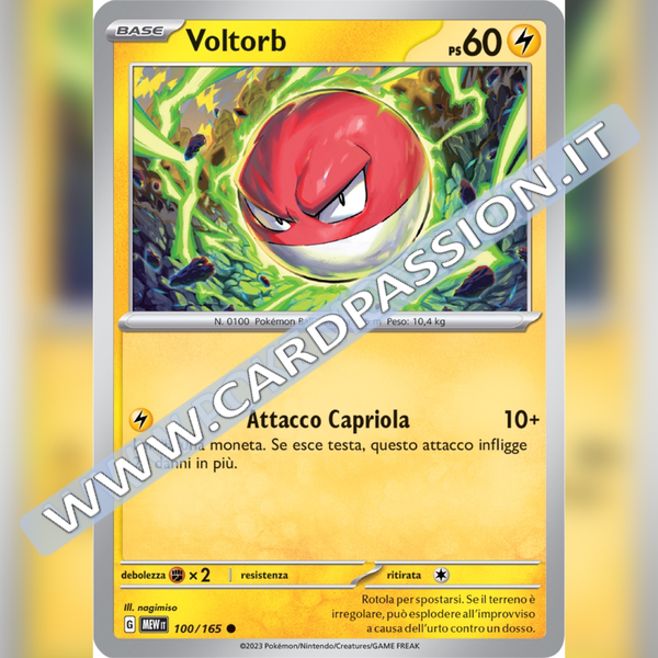 100/165 Voltorb | Scarlatto e Violetto 151