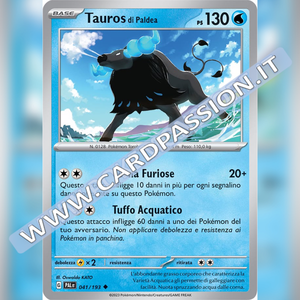 041/193 Tauros di Paldea | Evoluzioni a Paldea