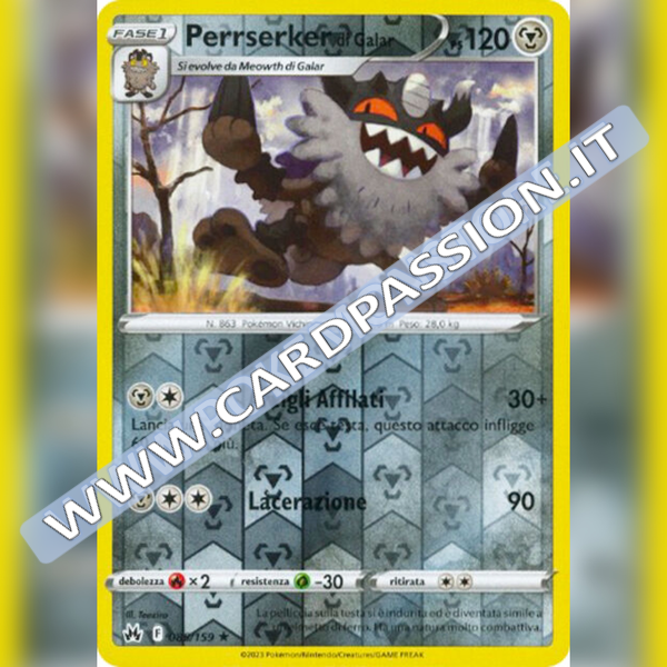 085/159 Perrserker di Galar Reverse | Zenit Regale