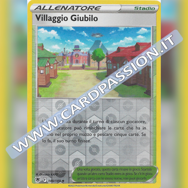 148/189 Villaggio Giubilo Non Comune Reverse | Lucentezza Siderale - Card Passion