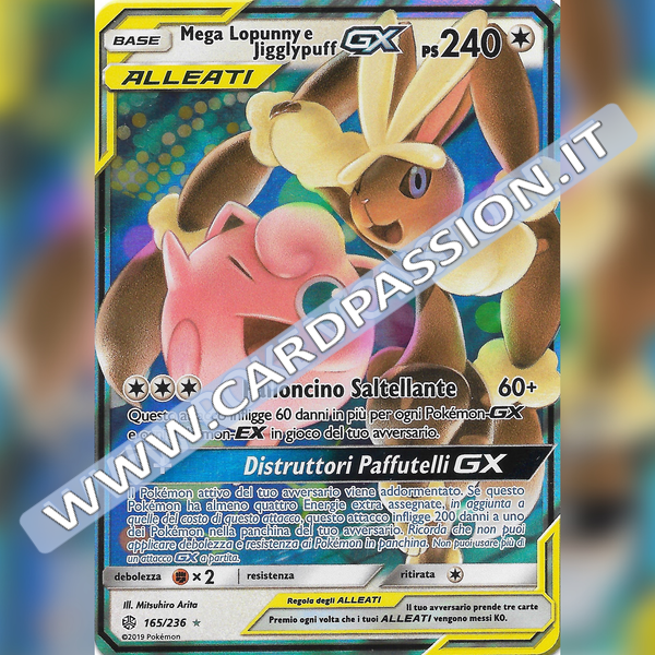 165/236 Mega Lopunny e Jigglypuff GX