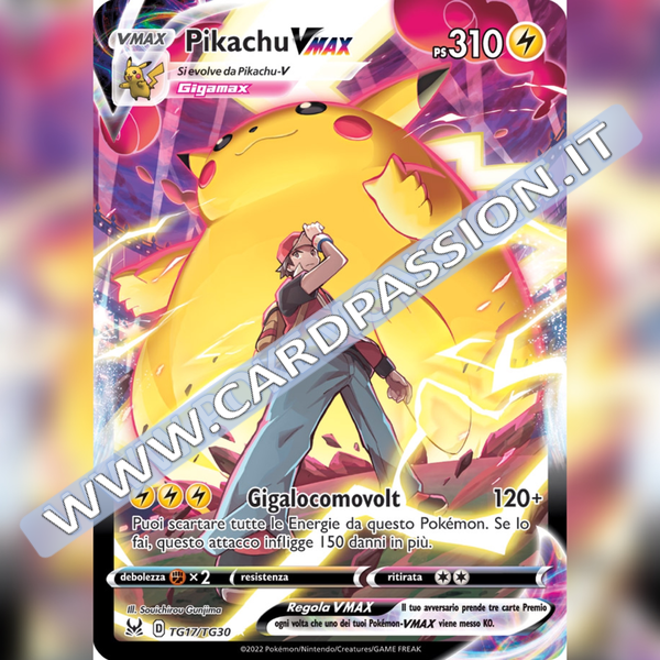 TG17/TG30 Pikachu VMax | Origine Perduta - Card Passion