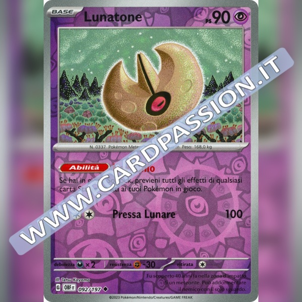 092/197 Lunatone Reverse | Ossidiana Infuocata