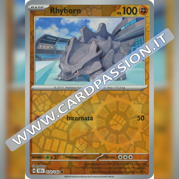 074/142 Rhyhorn Reverse | Corona Astrale