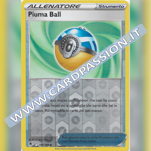 141/189 Piuma Ball Non Comune Reverse | Lucentezza Siderale - Card Passion