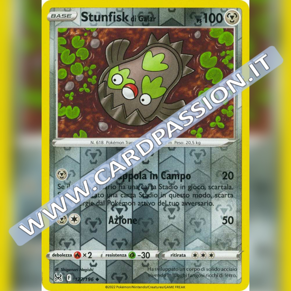 127/196 Stunkfish di Galar Reverse | Origine Perduta - Card Passion