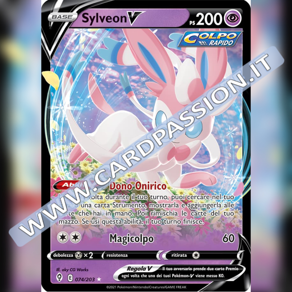 074/203 Sylveon V | Evoluzioni Eteree - Card Passion