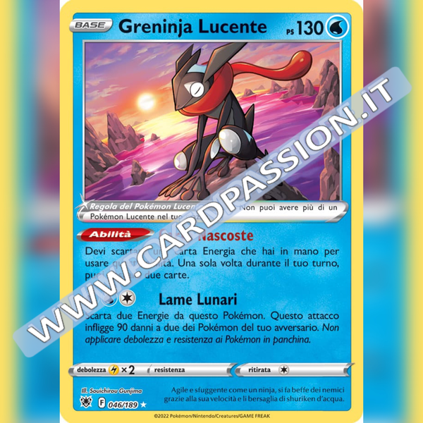 046/189 Greninja Lucente | Lucentezza Siderale - Card Passion