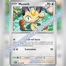 052/165 Meowth | Scarlatto e Violetto 151
